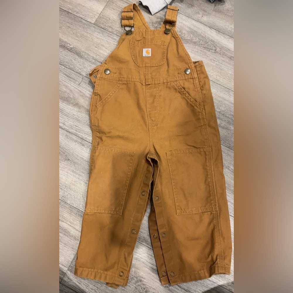 Carhartt Kids Tan Overalls